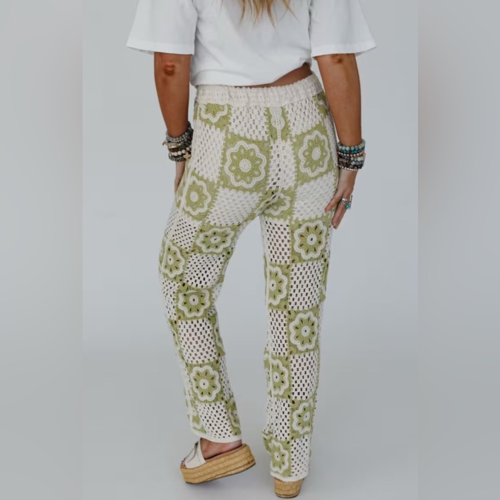NWOT Three Bird Nest Crochet Pant - Picture 4 of 8
